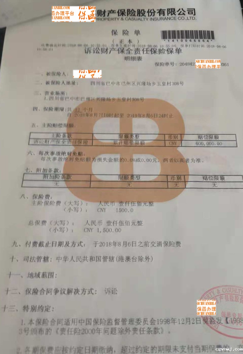 诉讼保全