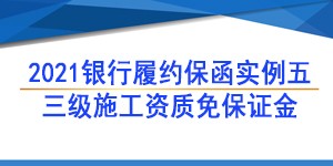 三级资质履约保函,履约保函